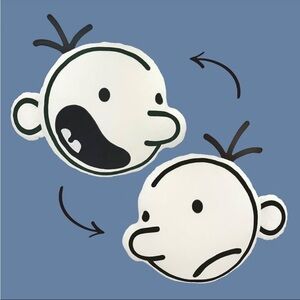 Diary of the Wimpy Kid Double-sided Pillow TWO FACES REVERSIBLE THROW PILLOW